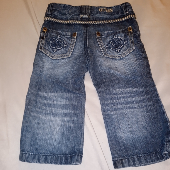 Guess Baby Girls Adjustable Waist Jeans 12 M - Picture 2 of 5